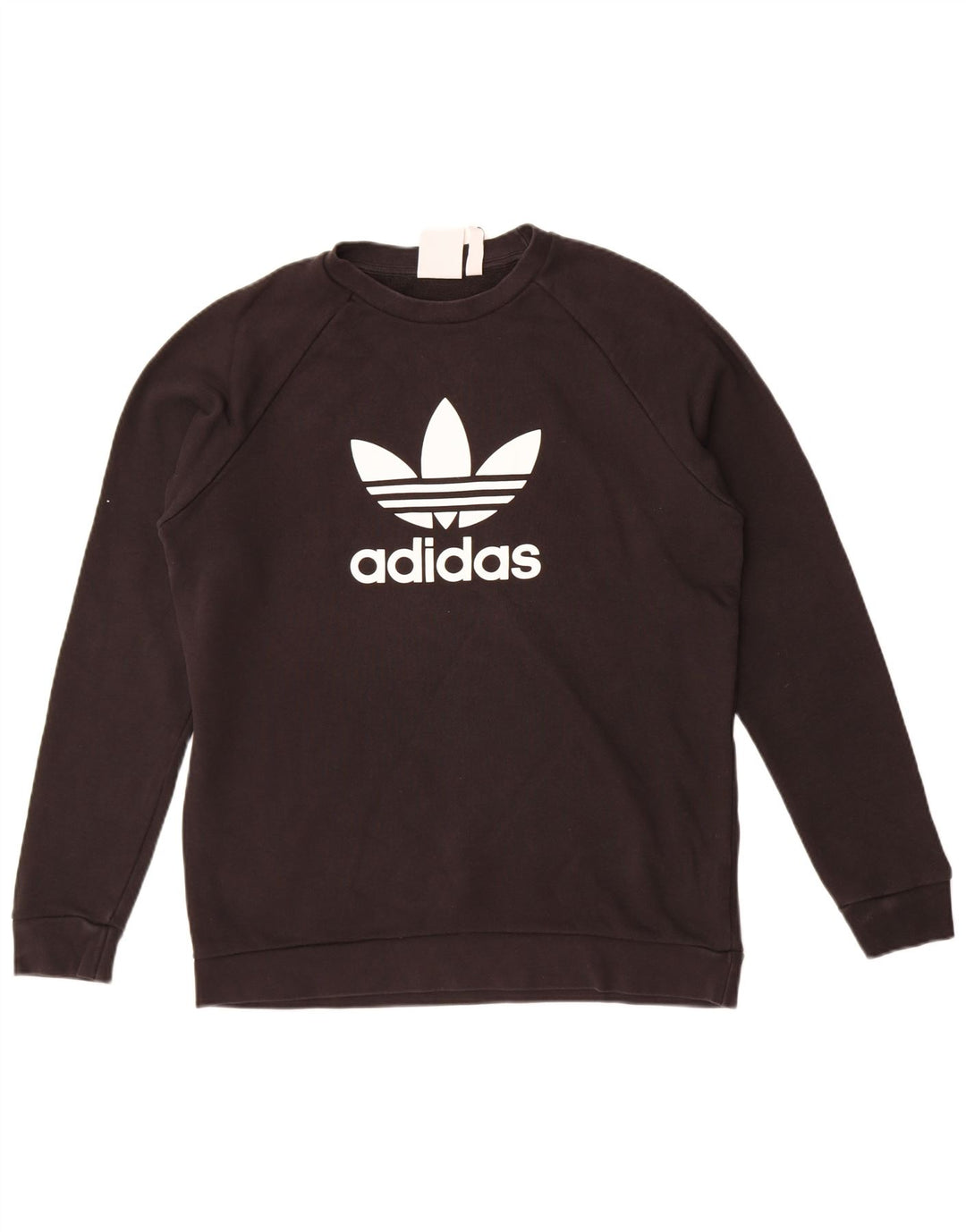 Adidas Sweat-shirt graphique pour homme en coton noir moyen