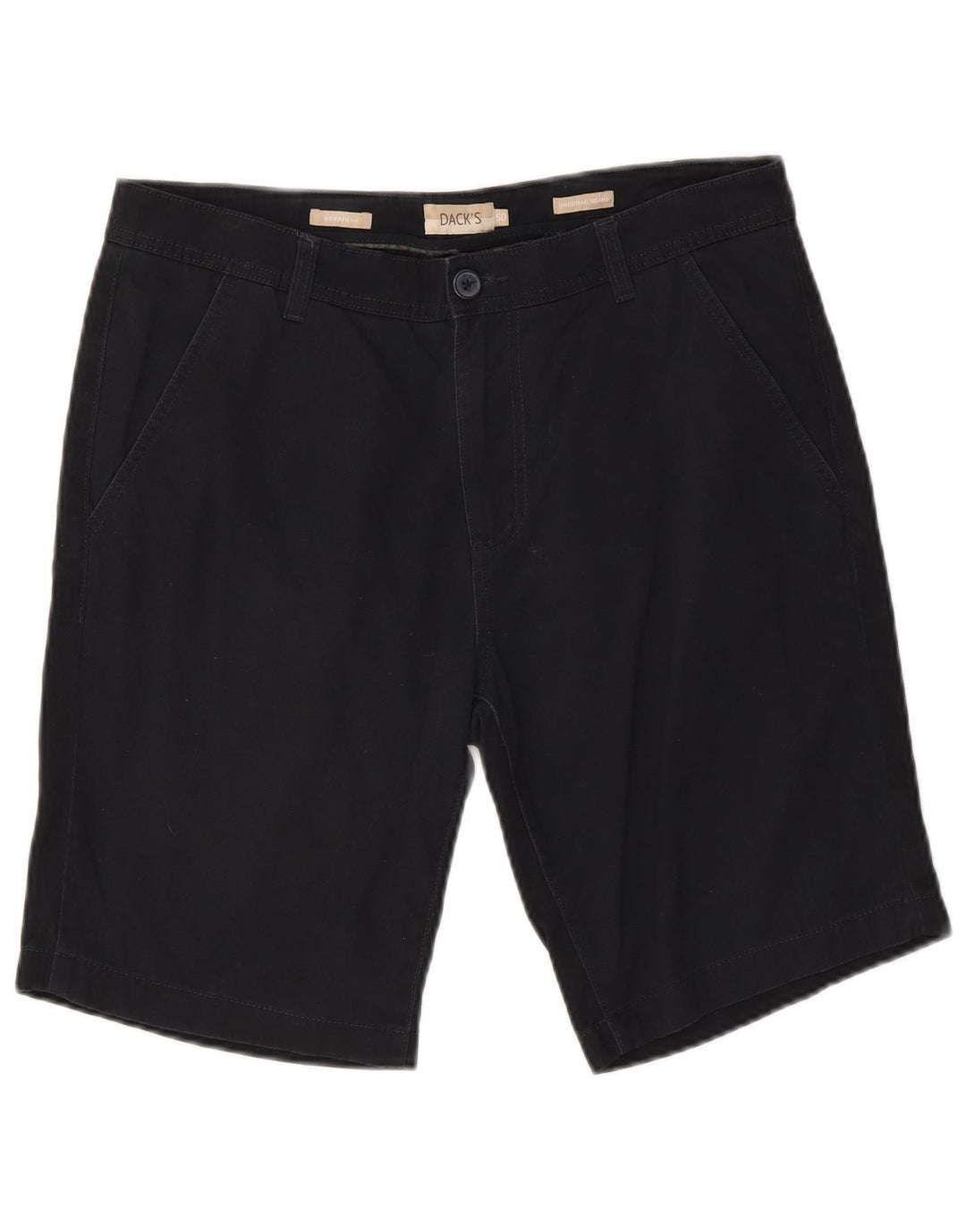 Dack's Bermuda Homme IT 50 Large W34 Bleu Marine Coton