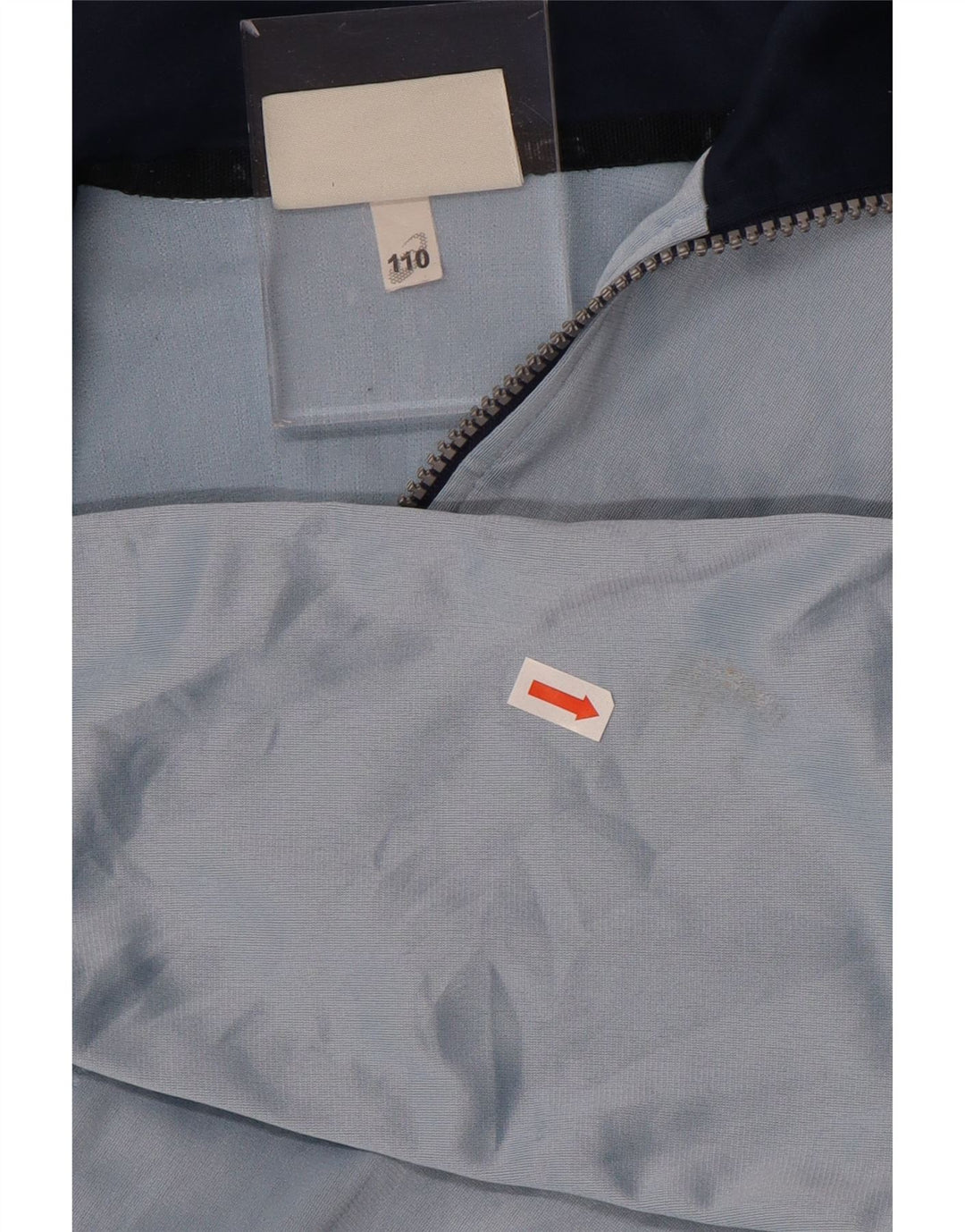 ASICS Veste de survêtement pour garçon 5-6 ans Bleu Colorblock