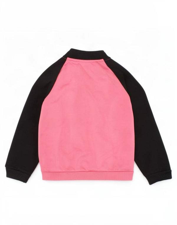 Adidas Veste de survêtement pour bébé fille 12-18 mois Rose Colourblock