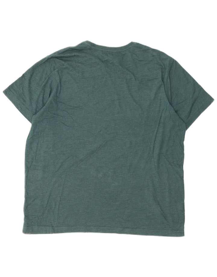 EDDIE BAUER T-Shirt Graphique Homme Top XL Coton Vert