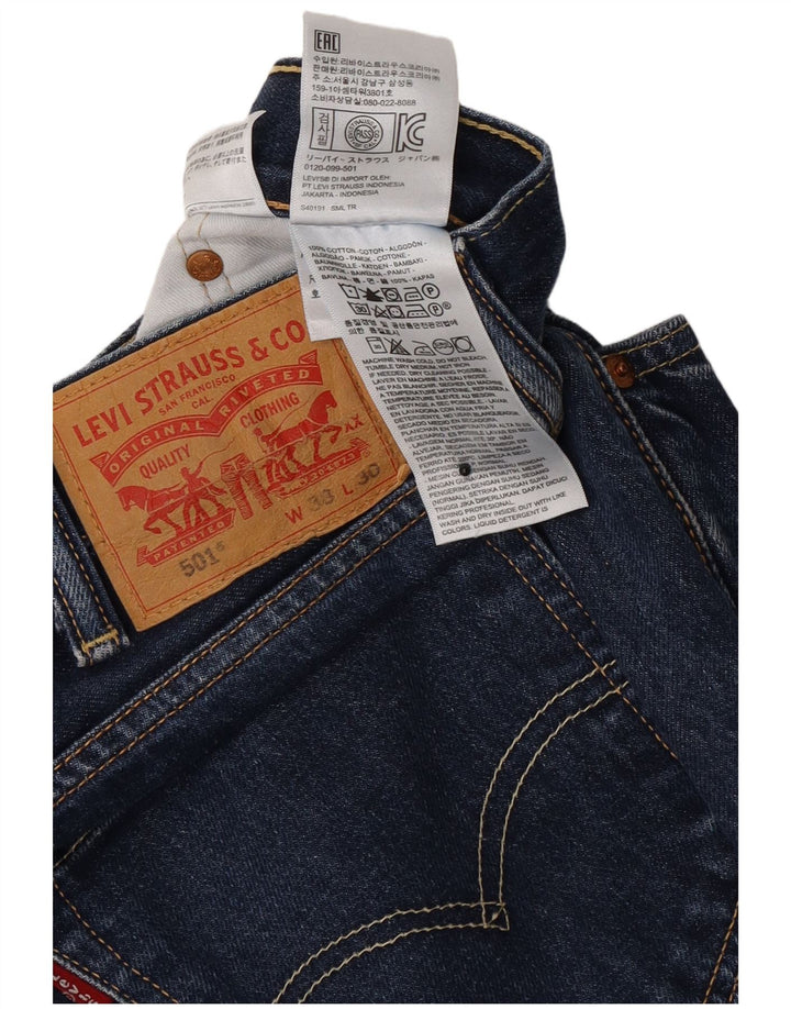 Levi's Jean Droit 501 Regular Fit Homme W38 L30 Bleu Coton