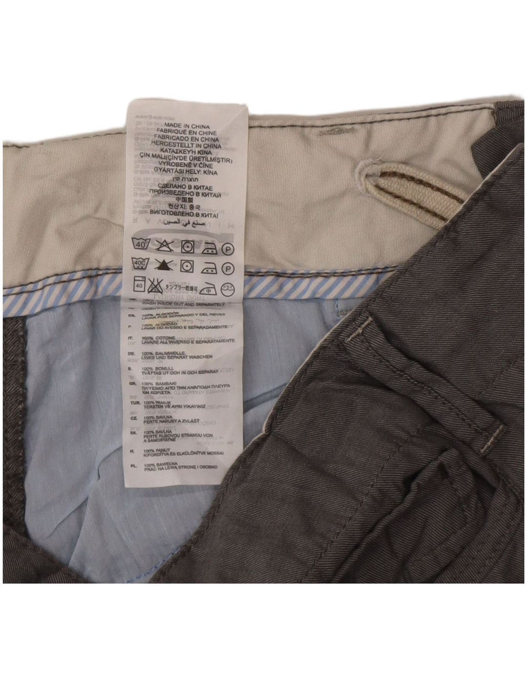 G-Star Jupe Cargo Femme W28 Coton Gris Moyen