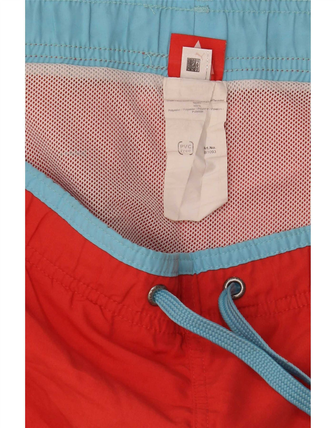 Puma Short de Bain Graphique Homme Large Rouge Polyester