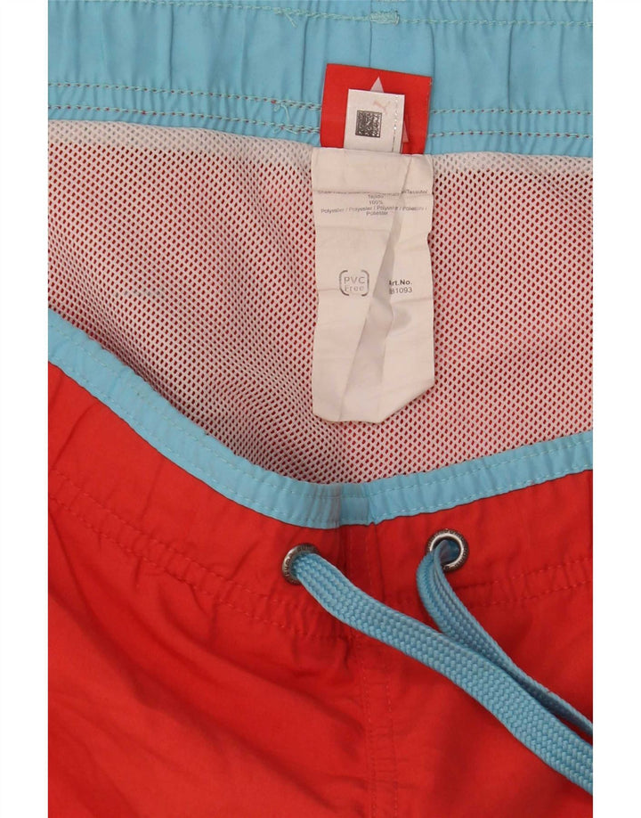 Puma Short de Bain Graphique Homme Large Rouge Polyester