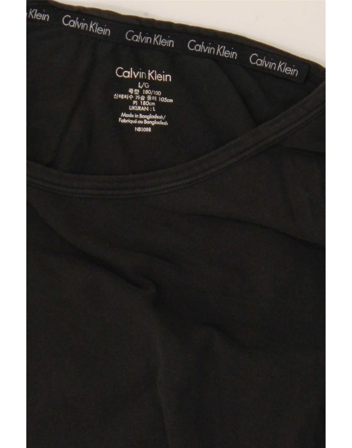 Calvin Klein T-shirt pour femme UK 16 Large Noir