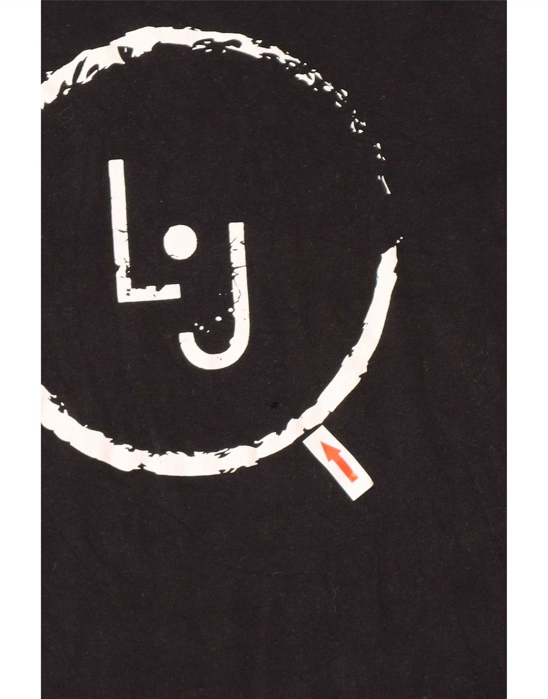 Liu Jo T-Shirt Graphique Homme Petit Noir Coton