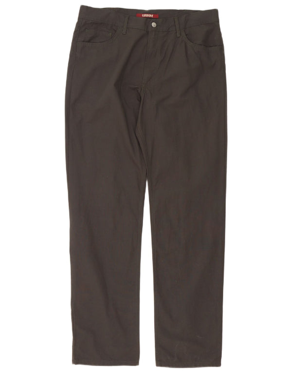 Carrera Pantalon décontracté droit W38 L34 Gris Coton