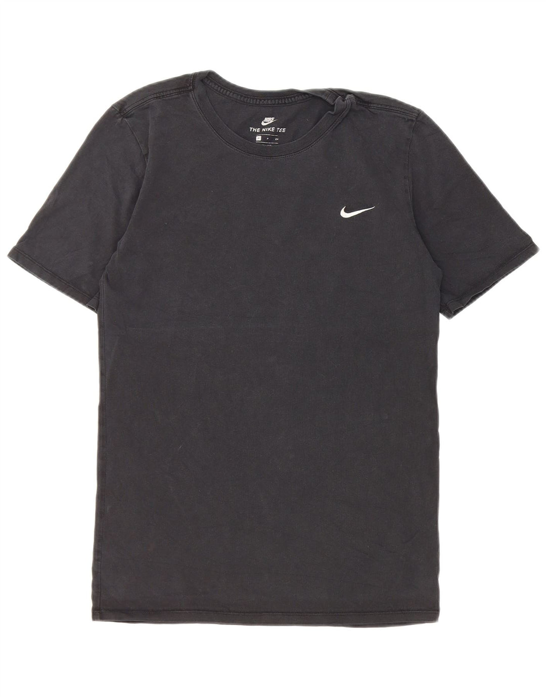 Nike T-shirt coupe athlétique pour homme, petit, en coton noir