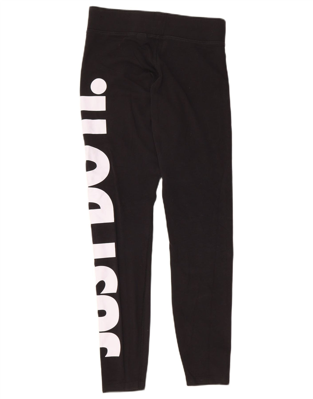 NIKE Leggings graphiques pour femmes UK 12 coton noir moyen