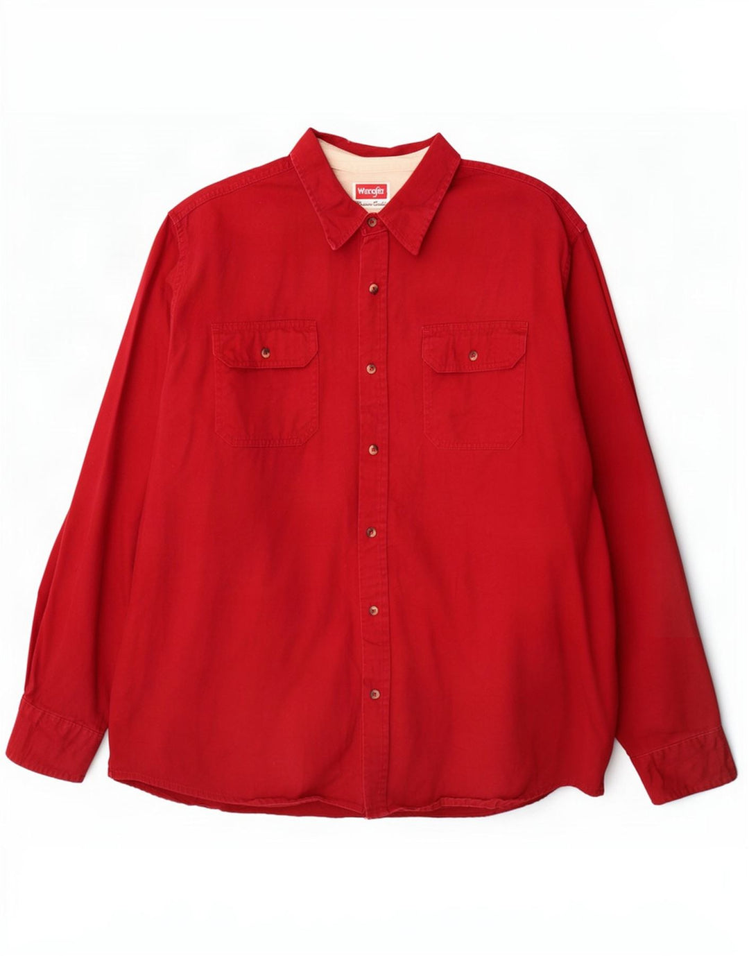 Wrangler Chemise Homme XL Rouge Coton