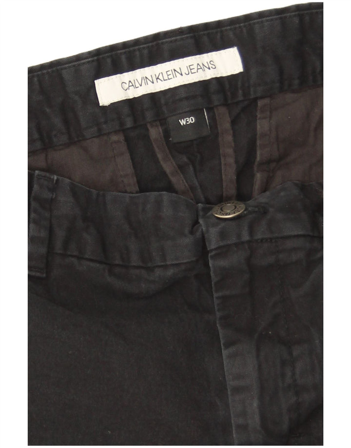 Calvin Klein Short Chino Homme W30 Bleu Marine Moyen Coton