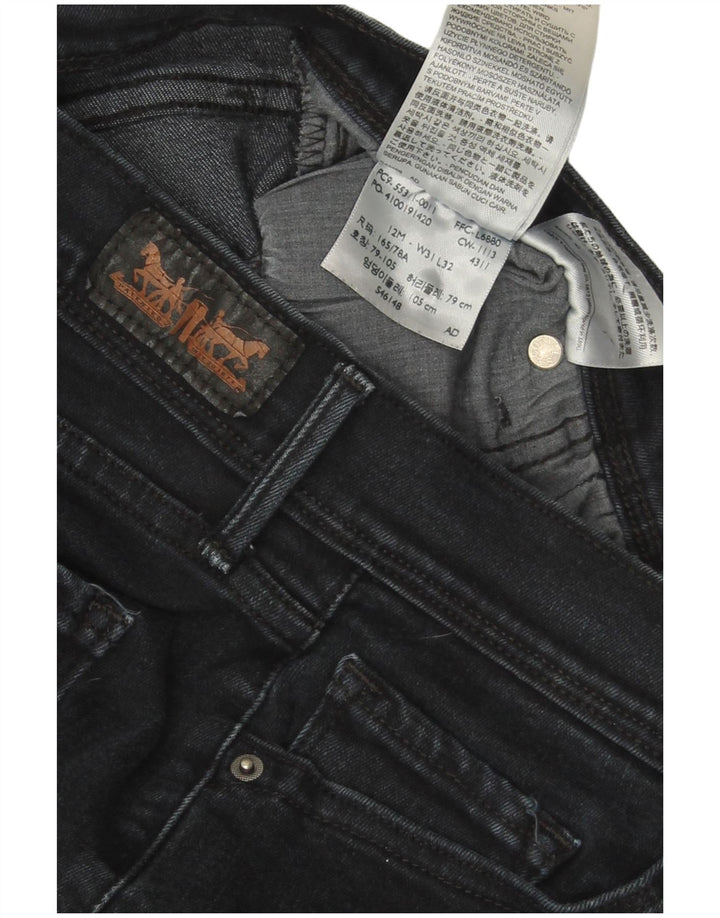 LEVI'S Jean skinny 512 pour femme US 12 Large W31 L32 Bleu marine