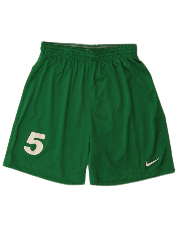Nike Short de sport graphique pour homme en polyester vert moyen