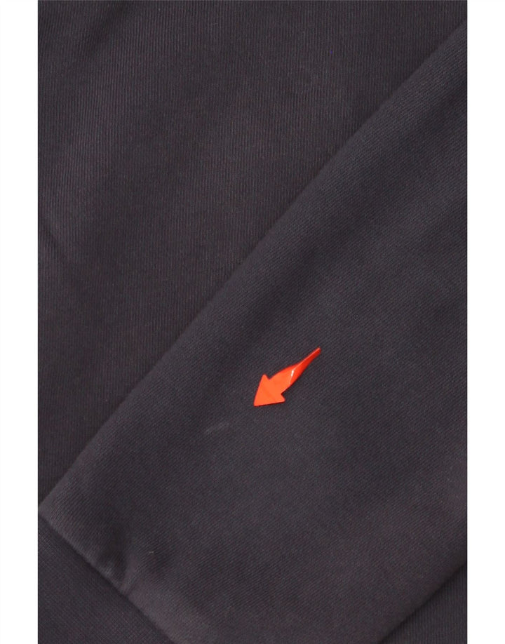 ADIDAS Pull à capuche zippé pour homme Petit coton bleu marine