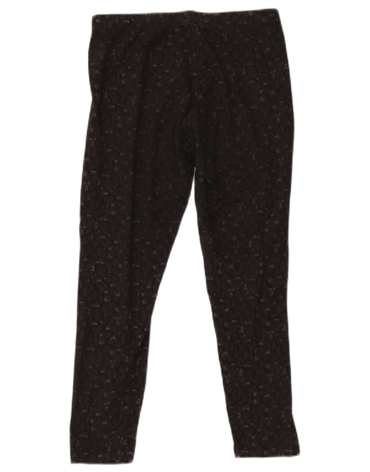 Fat Face Legging court pour femme UK 12 Coton à pois noir moyen