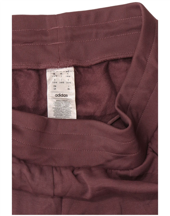 Adidas Pantalon de survêtement pour femme UK 16/18 Large Violet Polyester