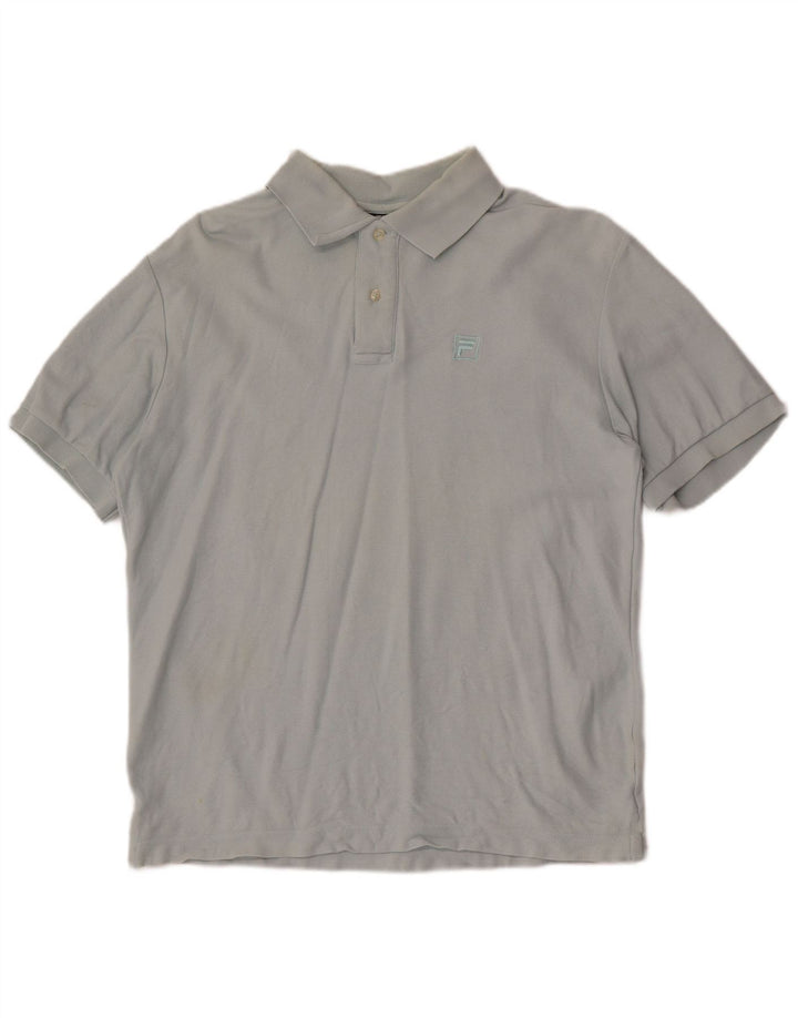 Fila Polo Homme Grand Gris Coton