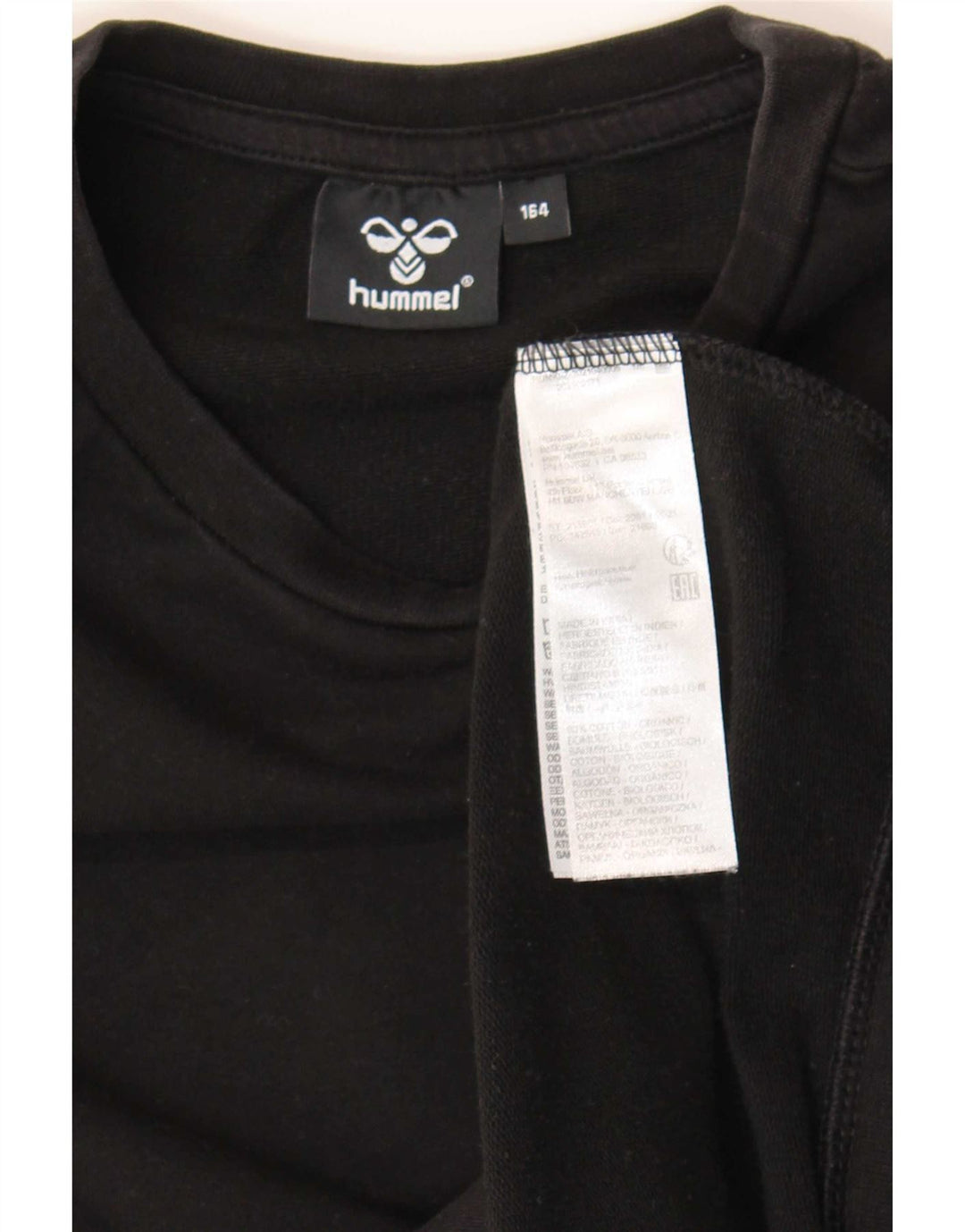 Hummel Sweat-shirt Graphique Garçon 13-14 ans Noir Coton