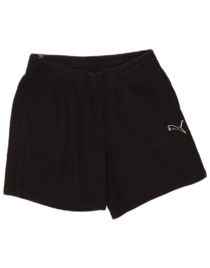 Puma Short de Sport Homme Noir Moyen Coton