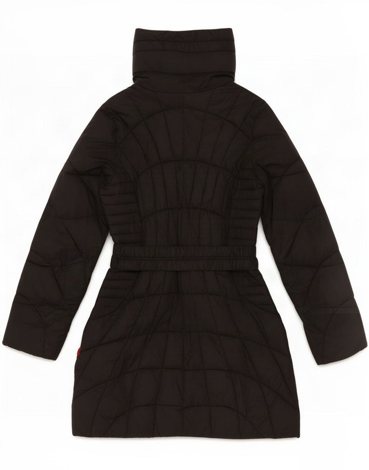 Kappa Manteau rembourré pour femme UK 12 Medium Noir Polyamide