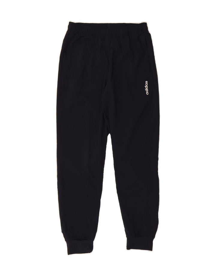 ADIDAS Mens Tracksuit Trousers Joggers Medium  Navy Blue Polyester Vintage Adidas and Second-Hand Adidas from Messina Hembry 