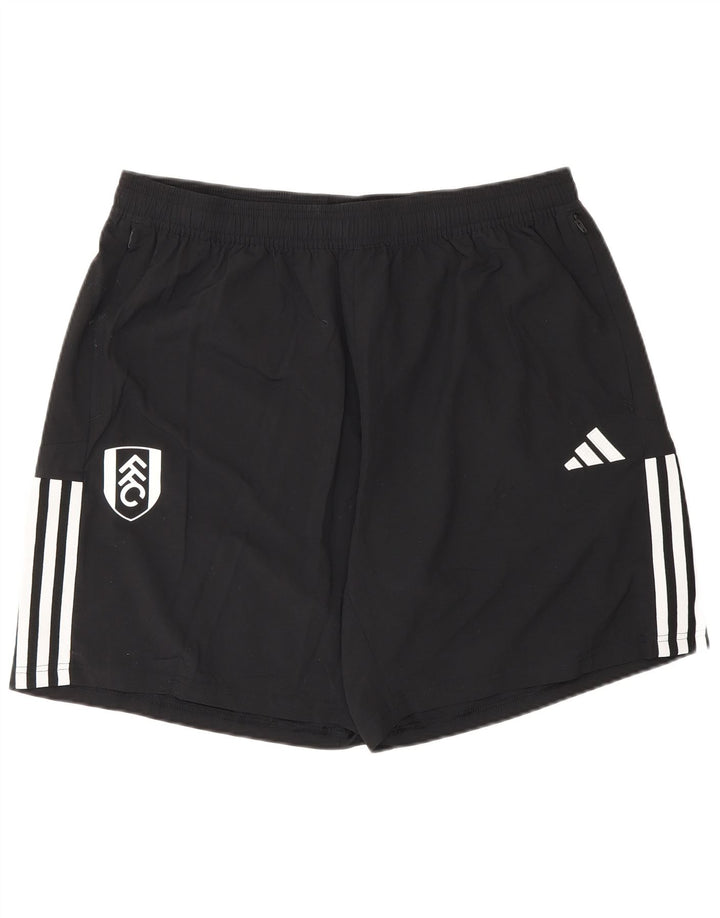 Adidas Short de sport graphique pour homme XL Noir Polyester