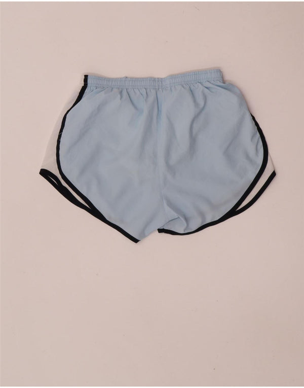 Nike Short de sport coupe ample pour femme UK 8/10 Petit Bleu Colorblock Sports