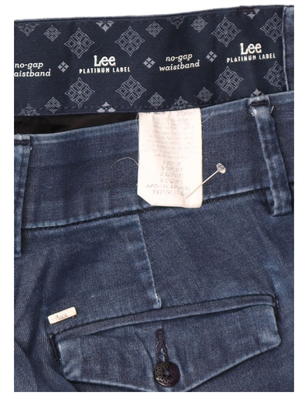 LEE Jean droit pour femme Platinum Label US 6 Medium W30 L30 Bleu Coton