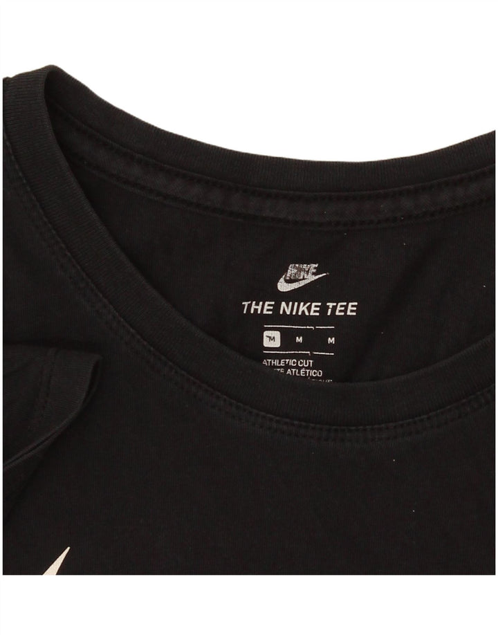 Nike T-shirt graphique coupe athlétique pour femme UK 14 Noir moyen