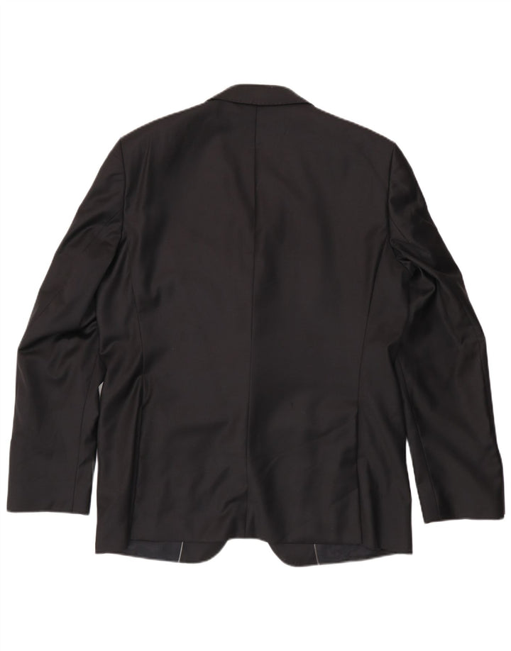 Zara Veste Blazer 2 Boutons Homme EU 54 XL Noir