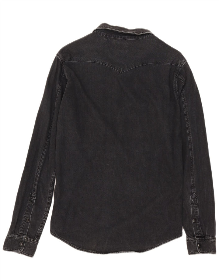 LEE Chemise en Jean Homme Noir Moyen Coton
