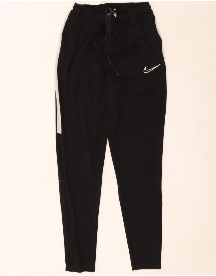 Nike Pantalon de survêtement Dri Fit pour homme Taille S en polyester color block noir