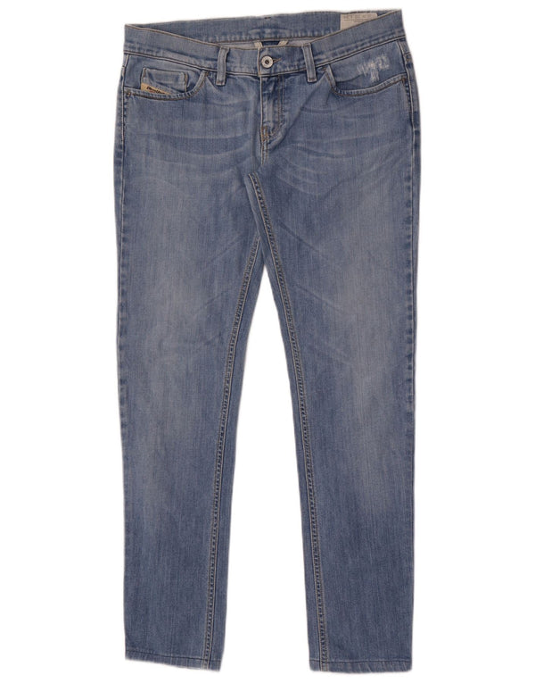 Diesel Jean Liv Slim W30 L30 Femme Bleu Coton
