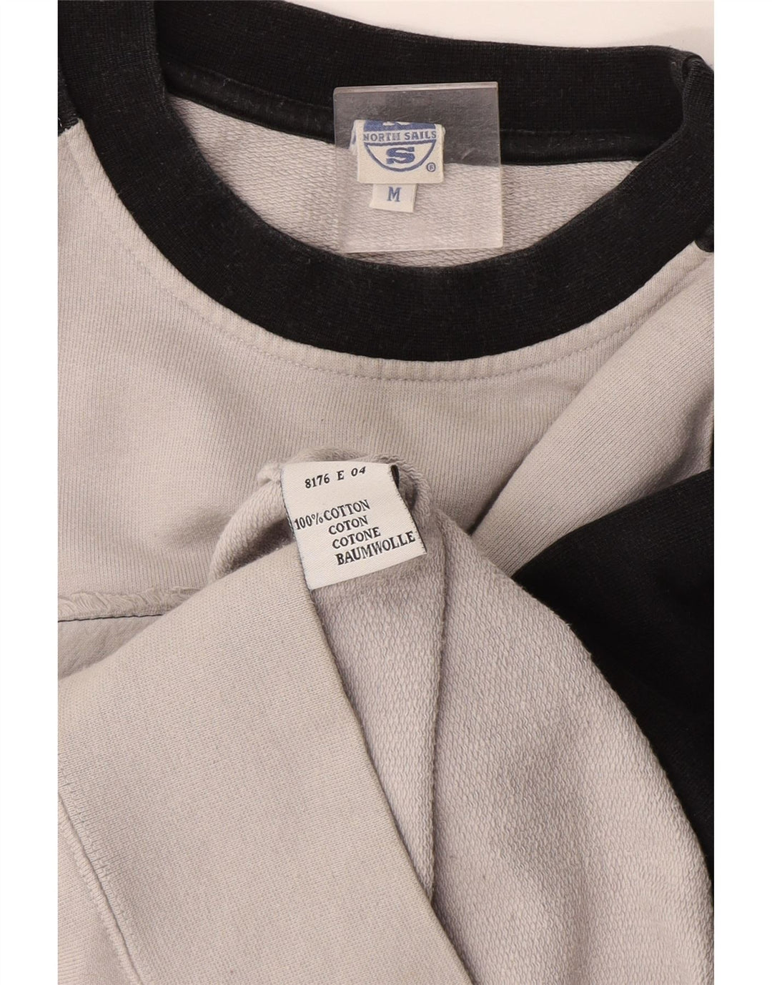 North Sails Sweat-Shirt Graphique Homme Gris Moyen Colorblock Coton