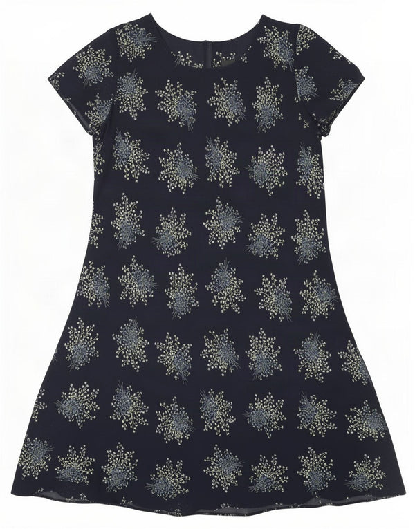 Marks & Spencer Robe trapèze pour femme UK 18 XL Bleu marine Floral