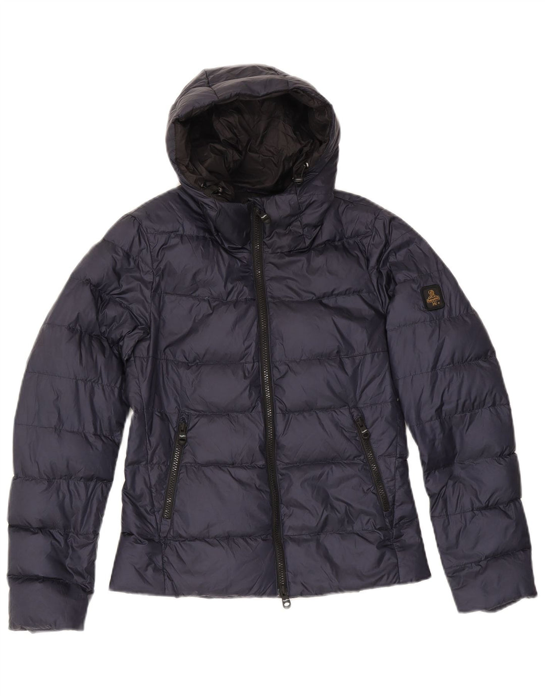 Refrigiwear Veste matelassée à capuche pour femme IT 40 Small Bleu marine