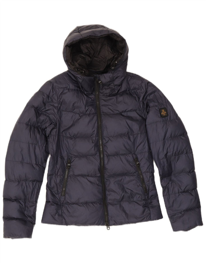 Refrigiwear Veste matelassée à capuche pour femme IT 40 Small Bleu marine