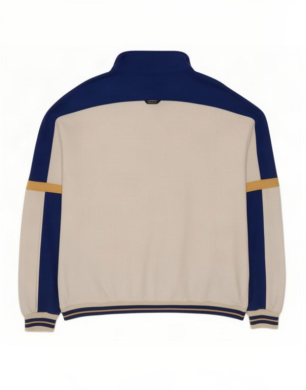 AUSTRALIAN L'ALPINA Veste de survêtement pour homme IT 54 XL Blanc Colourblock