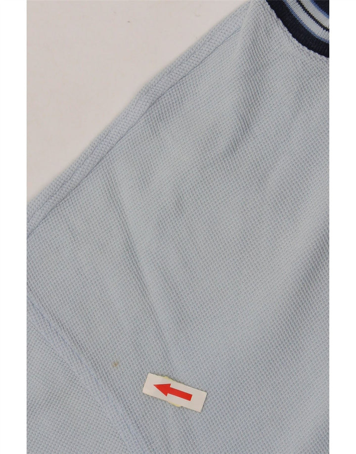 LACOSTE T-Shirt Homme Top Taille 7 2XL Bleu Coton