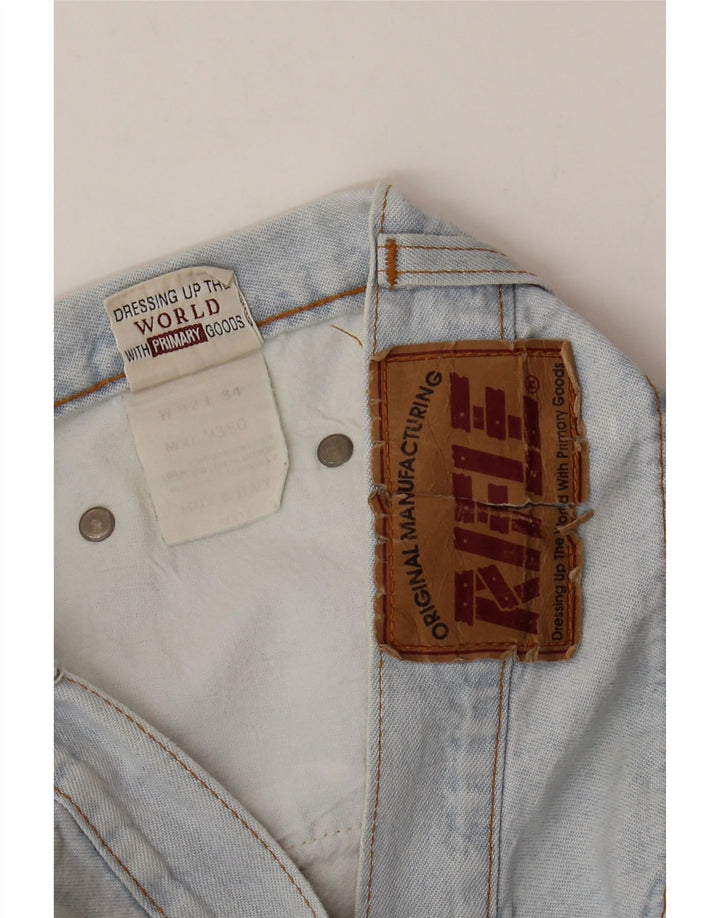 RIFLE Jean droit Femme W32 L27 Bleu Coton
