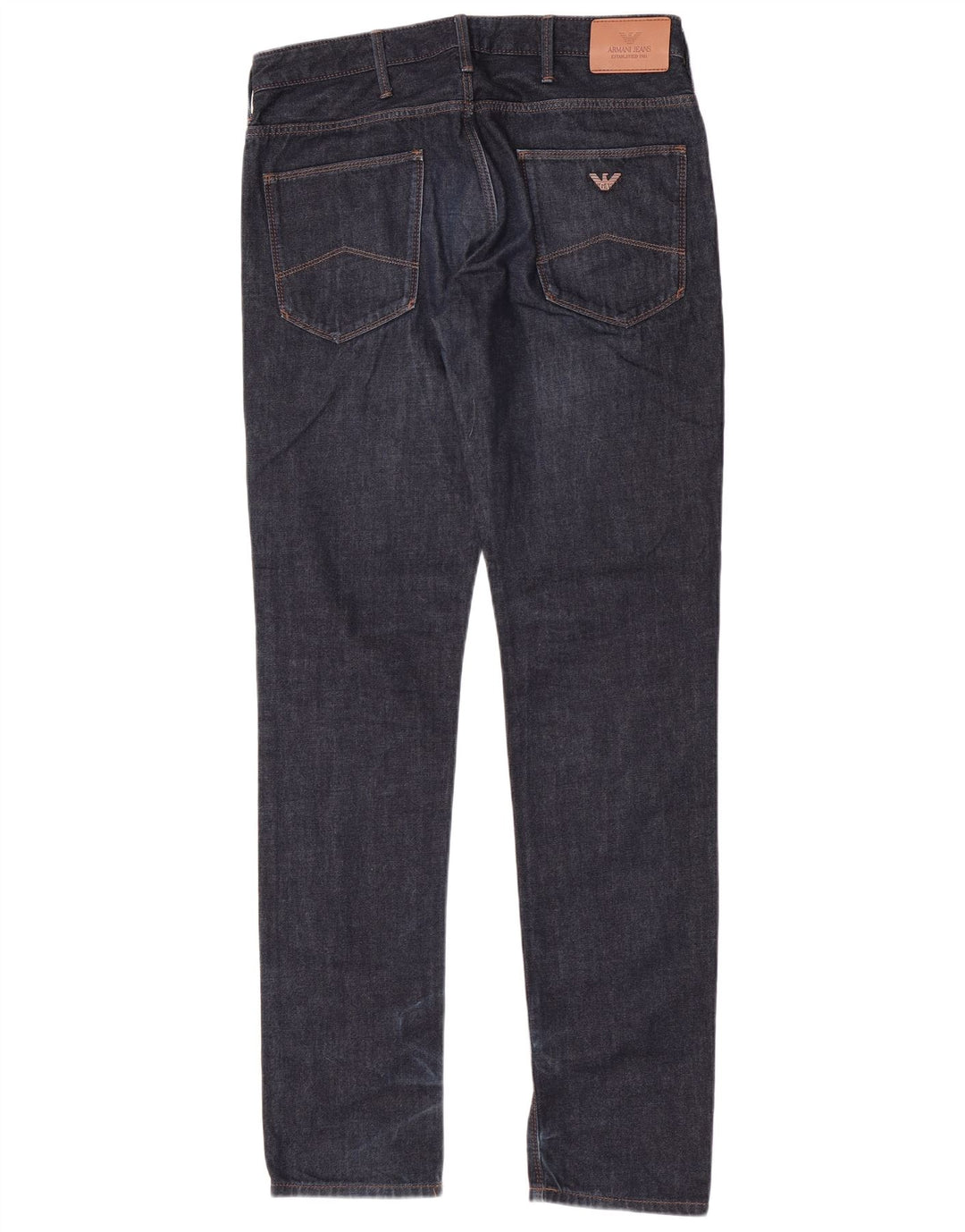 Armani Jeans Slim Homme W31 L33 Bleu Marine Coton