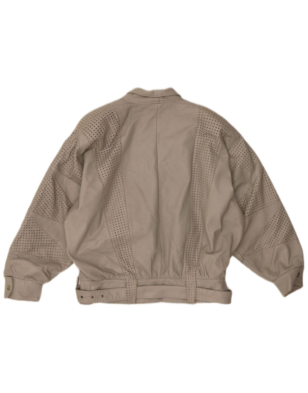 GABRIELLA BENELLI Veste surdimensionnée femme EU 36 Petit cuir gris