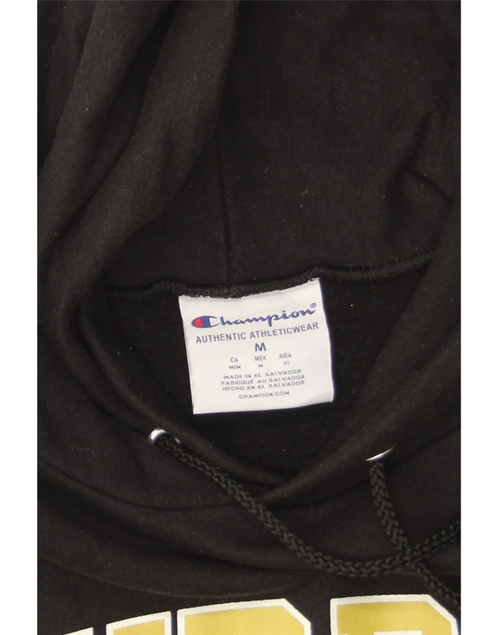 Champion Pull à Capuche Purdue Graphic Homme Noir Moyen Coton
