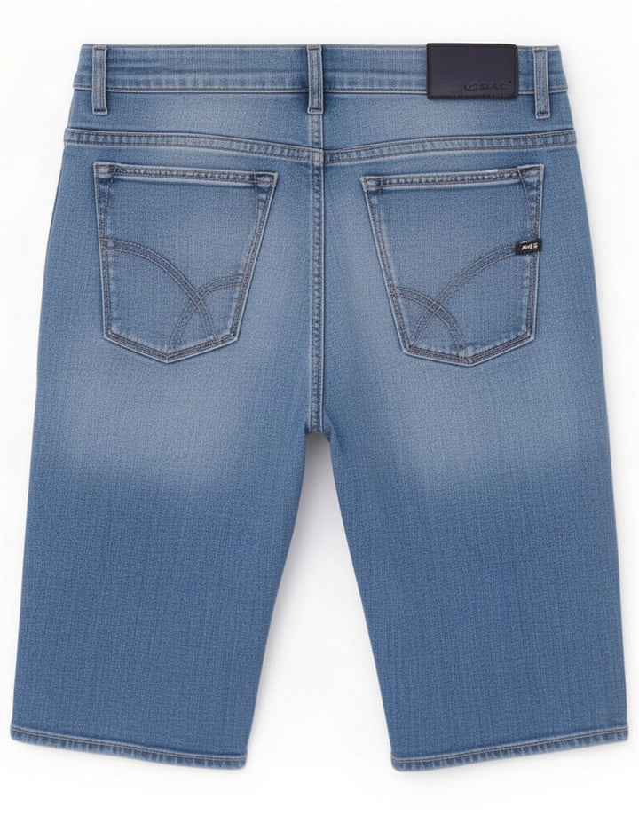 Gas Short en jean pour homme Medium W32 Bleu Coton