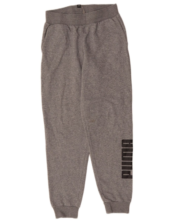 Puma Pantalon de Survêtement Graphique Garçon 13-14 ans Gris Moucheté