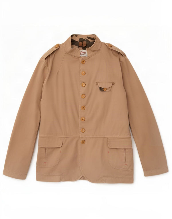 Primo Emporio Veste Blazer Militaire Homme IT 48 Coton Beige Moyen