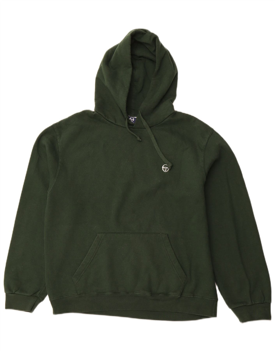 SERGIO TACCHINI Pull à capuche homme grand vert coton