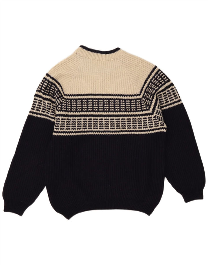 American System Pull à col rond pour homme Bleu marine Taille L