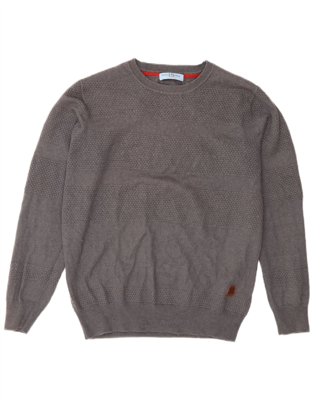 Harmont & Blaine Pull Col Rond Homme Gris Moyen Laine